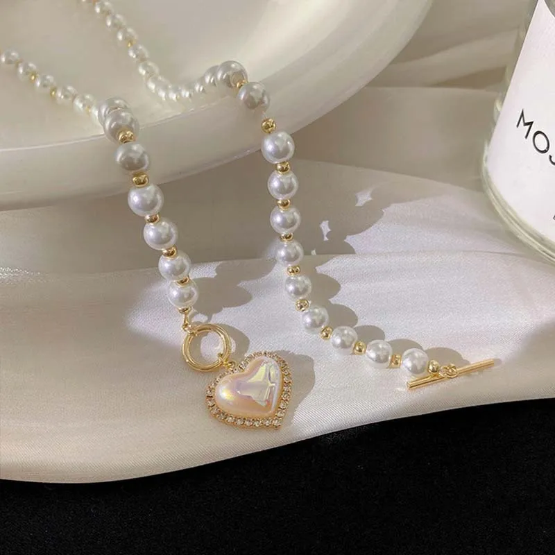 New Vintage Imitation Pearl Ch - Pearl Choker Necklace Vintage recension och pris