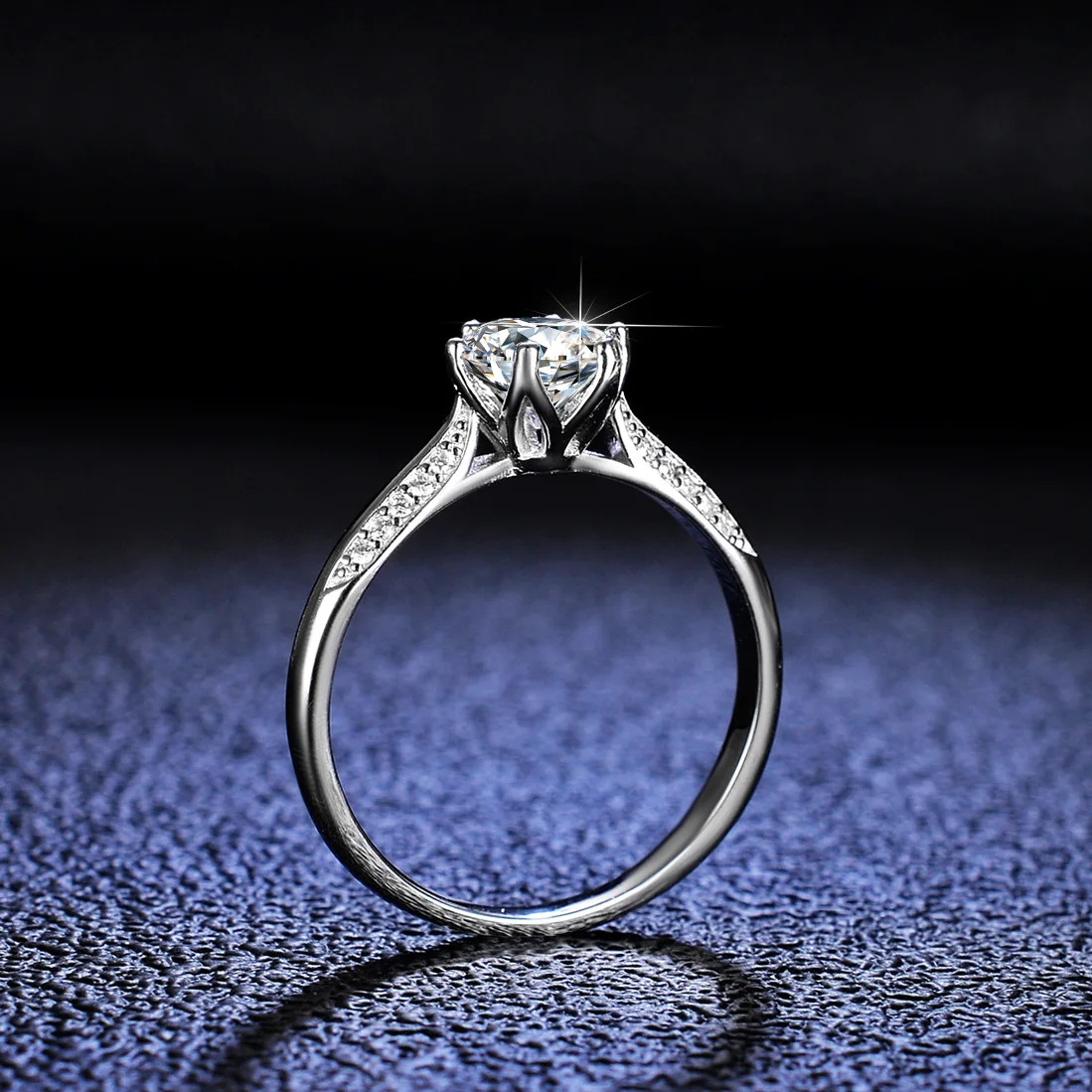 Lumira 1 Carat Mossanet Engage - Moissanite Engagement Ring 1 Carat recension och pris