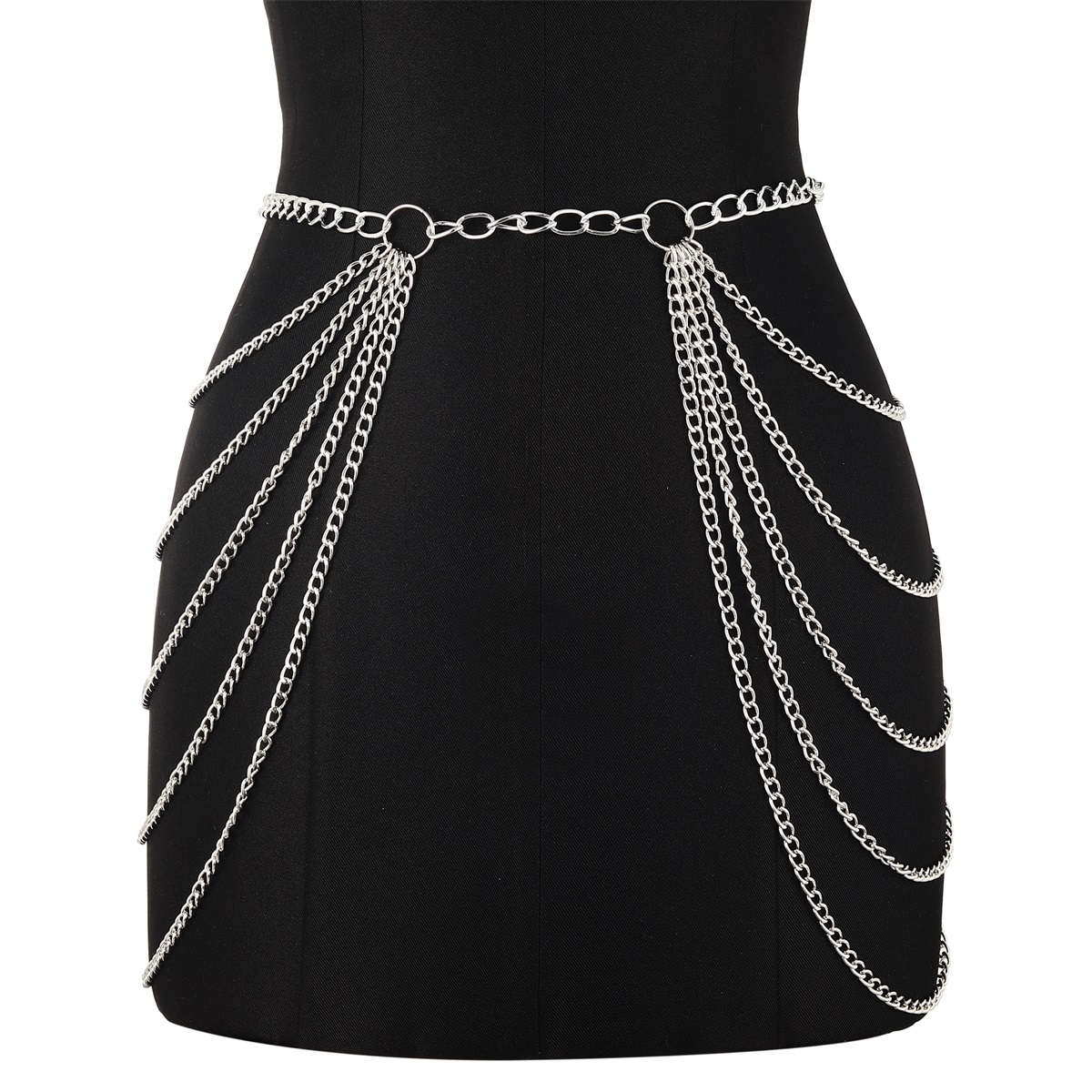 Metal Waist Chain Belt Multila - Body Jewelry recension och pris