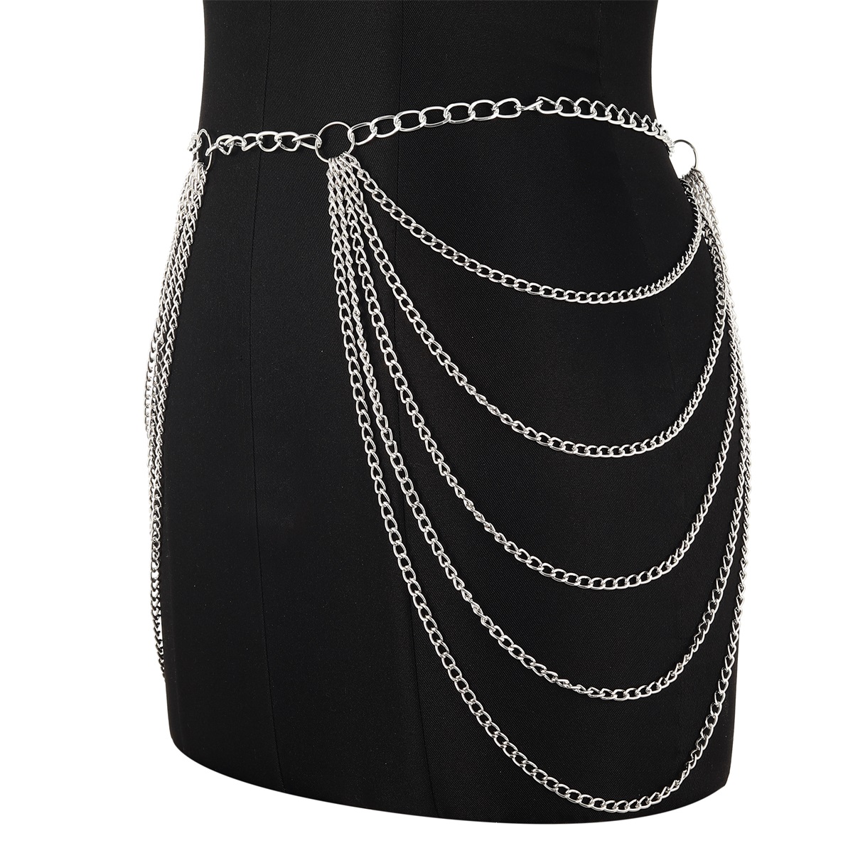 Metal Waist Chain Belt Multila - Body Jewelry recension och pris