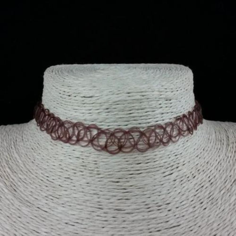 High Quality Braided Fish Thre - Pearl Choker Necklace Vintage recension och pris