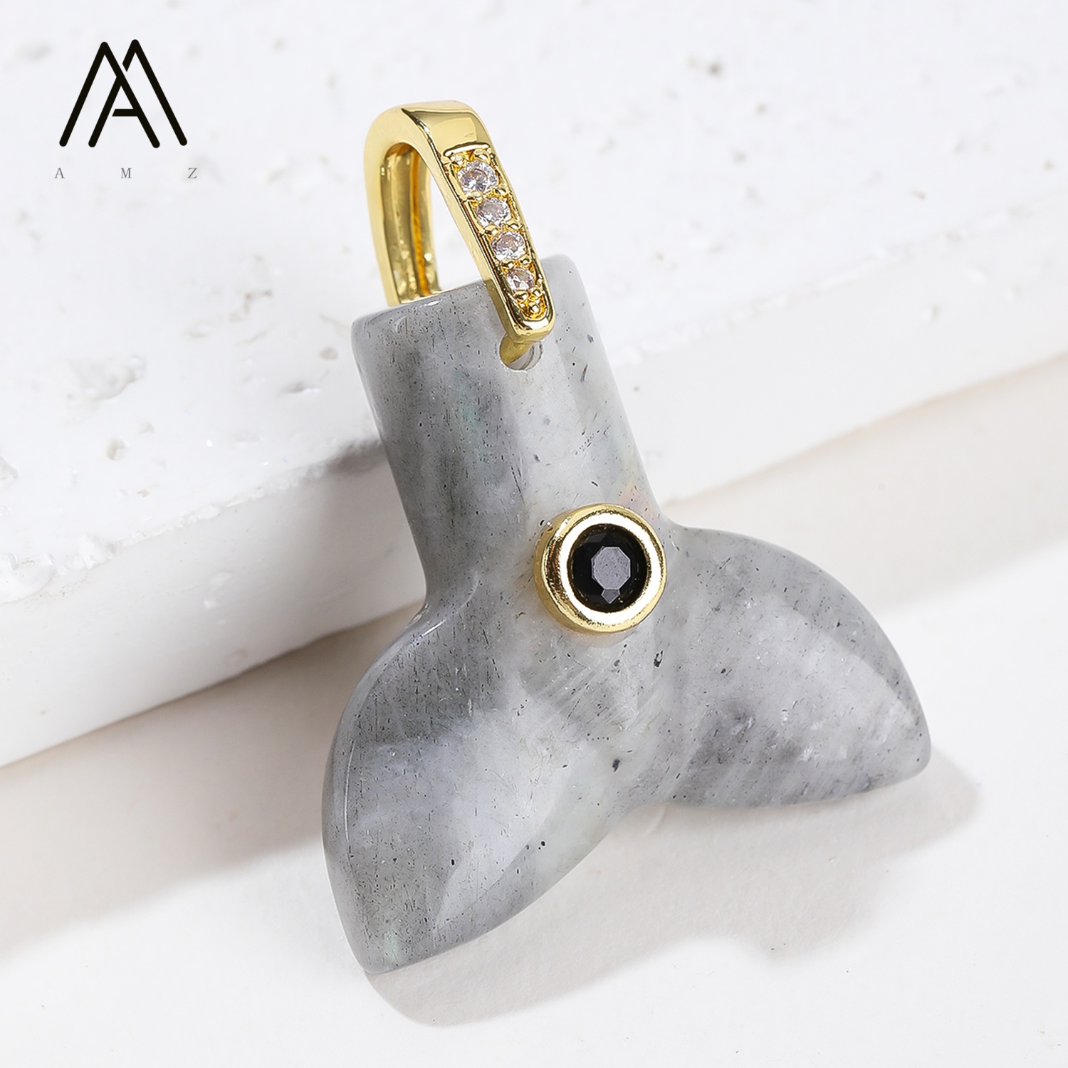 1/3/5/10pcs Fish Tail Natural  - Crystal Pendant Necklace Natural Stone recension och pris