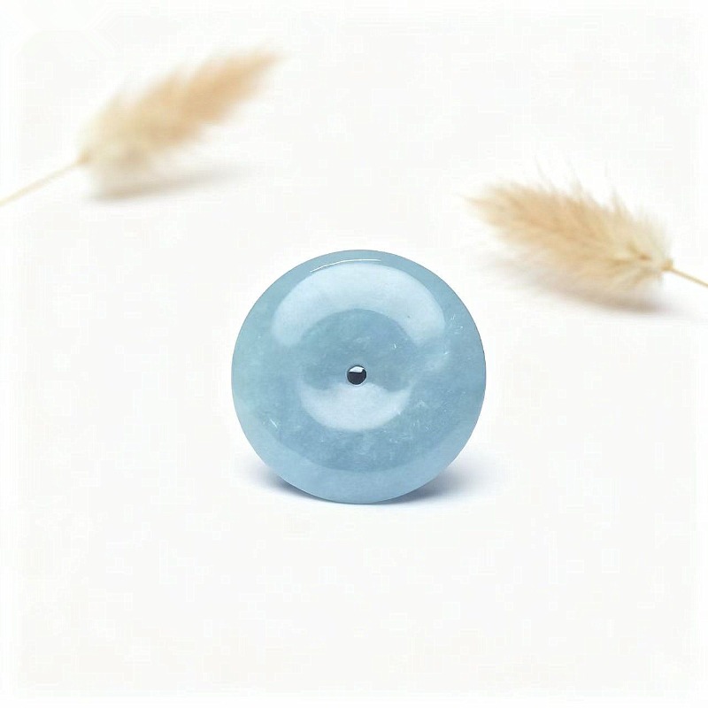 New Real Natural Jade Donut Pi - Necklaces recension och pris