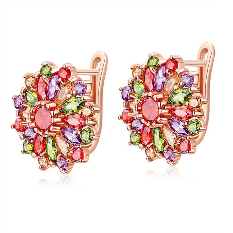 Natural Crystal Flower Earring - Earrings recension och pris