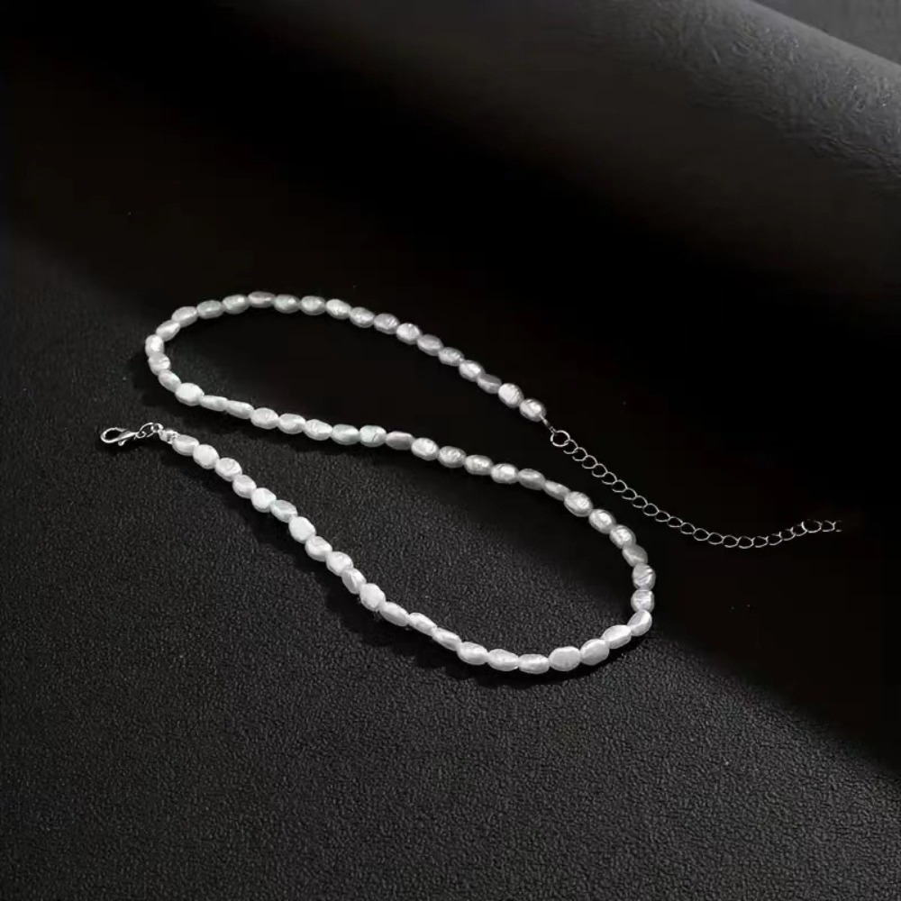 Simple Imitation Pearl Choker  - Pearl Choker Necklace Vintage recension och pris