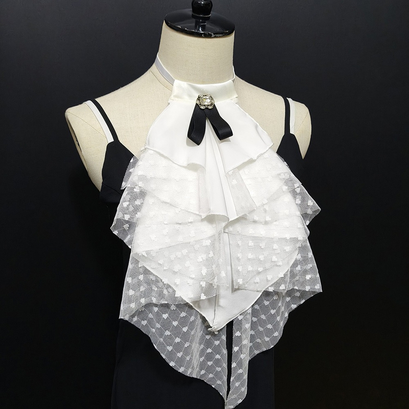 White Lace Layered Detachable  - Necklaces recension och pris