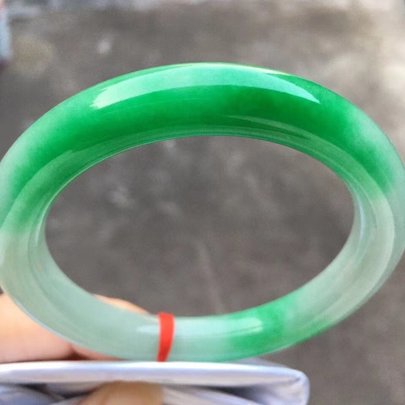 Natural Myanmar jade bracelet, - Bracelets recension och pris