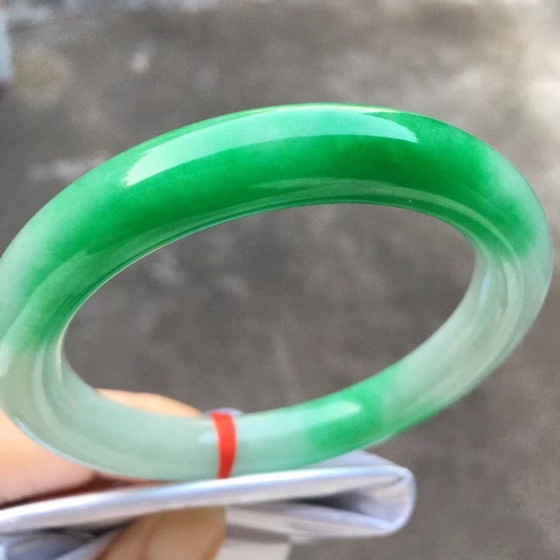 Natural Myanmar jade bracelet, - Bracelets recension och pris