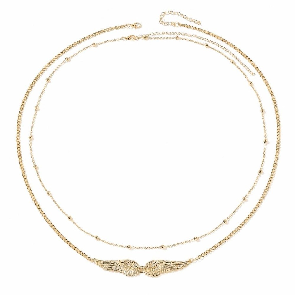 New Double Layer Angel Wings W - Body Jewelry recension och pris