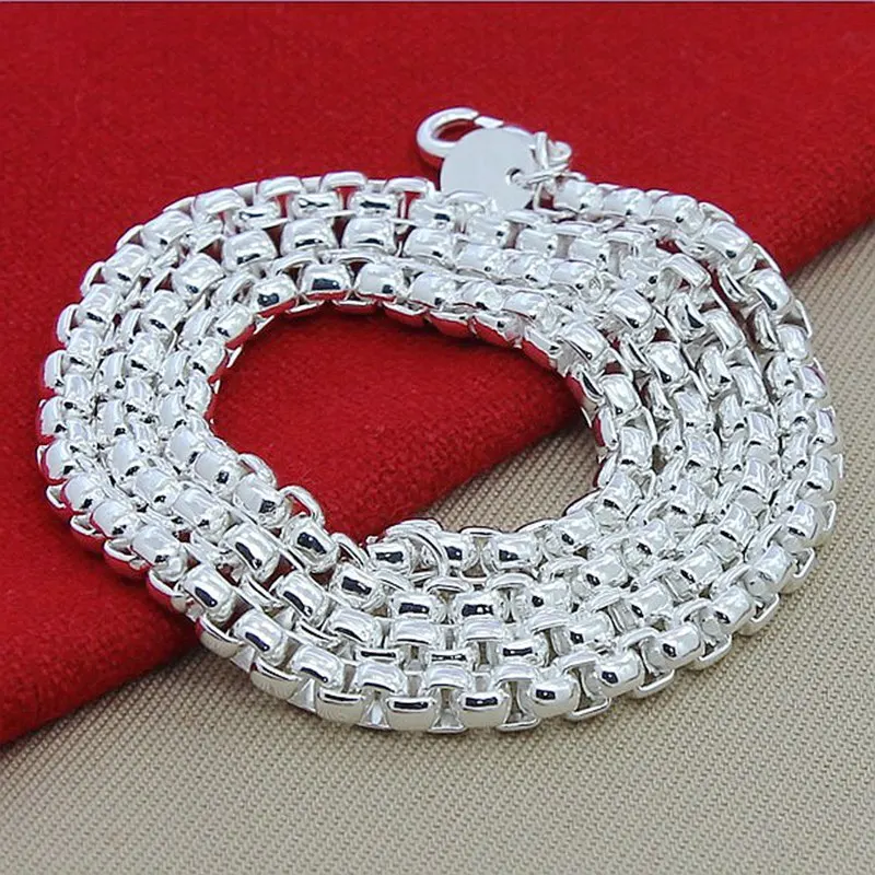 45-60cm 925 Sterling Silver Ne - 925 Sterling Silver Chain Necklace Men recension och pris