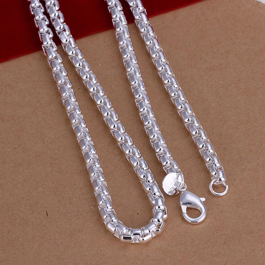 45-60cm 925 Sterling Silver Ne - 925 Sterling Silver Chain Necklace Men recension och pris