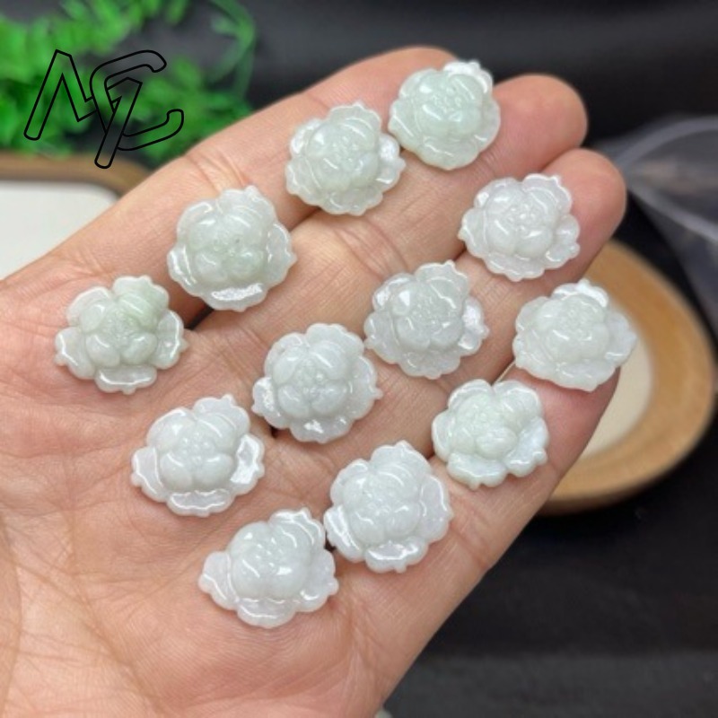 5Pcs Natural A Grade Jadeite L - Bracelets recension och pris