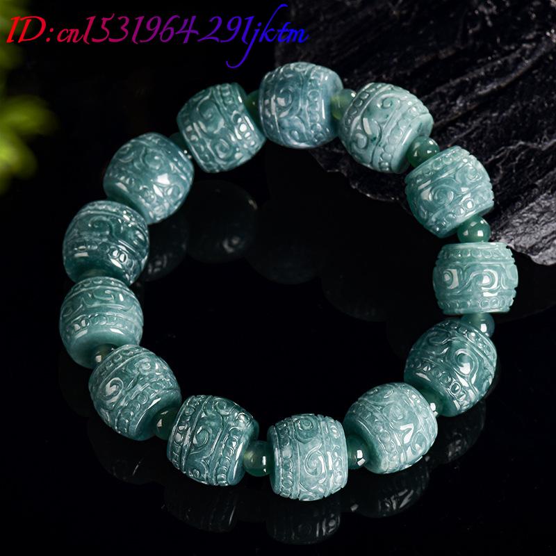 Natural Burmese Jadeite Carved - Bracelets recension och pris