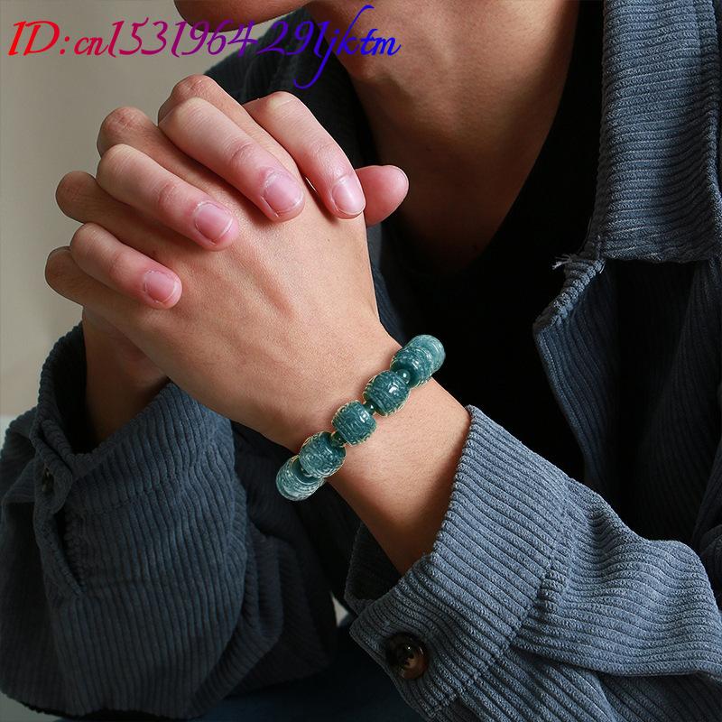 Natural Burmese Jadeite Carved - Bracelets recension och pris
