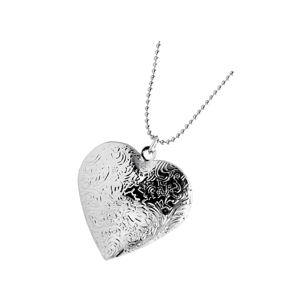 Fashion Heart Shape Alloy Phot - Heart Locket Necklace Photo recension och pris