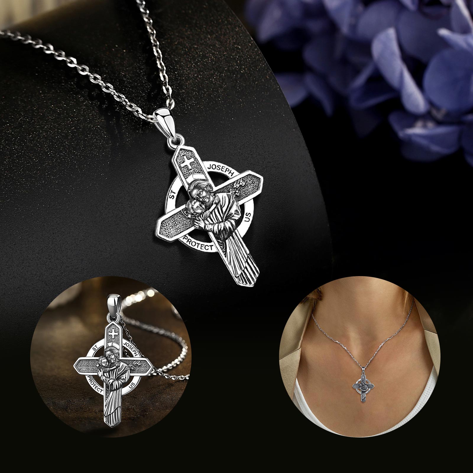 Eudora 925 Sterling Silver Sai - 925 Sterling Silver Chain Necklace Men recension och pris
