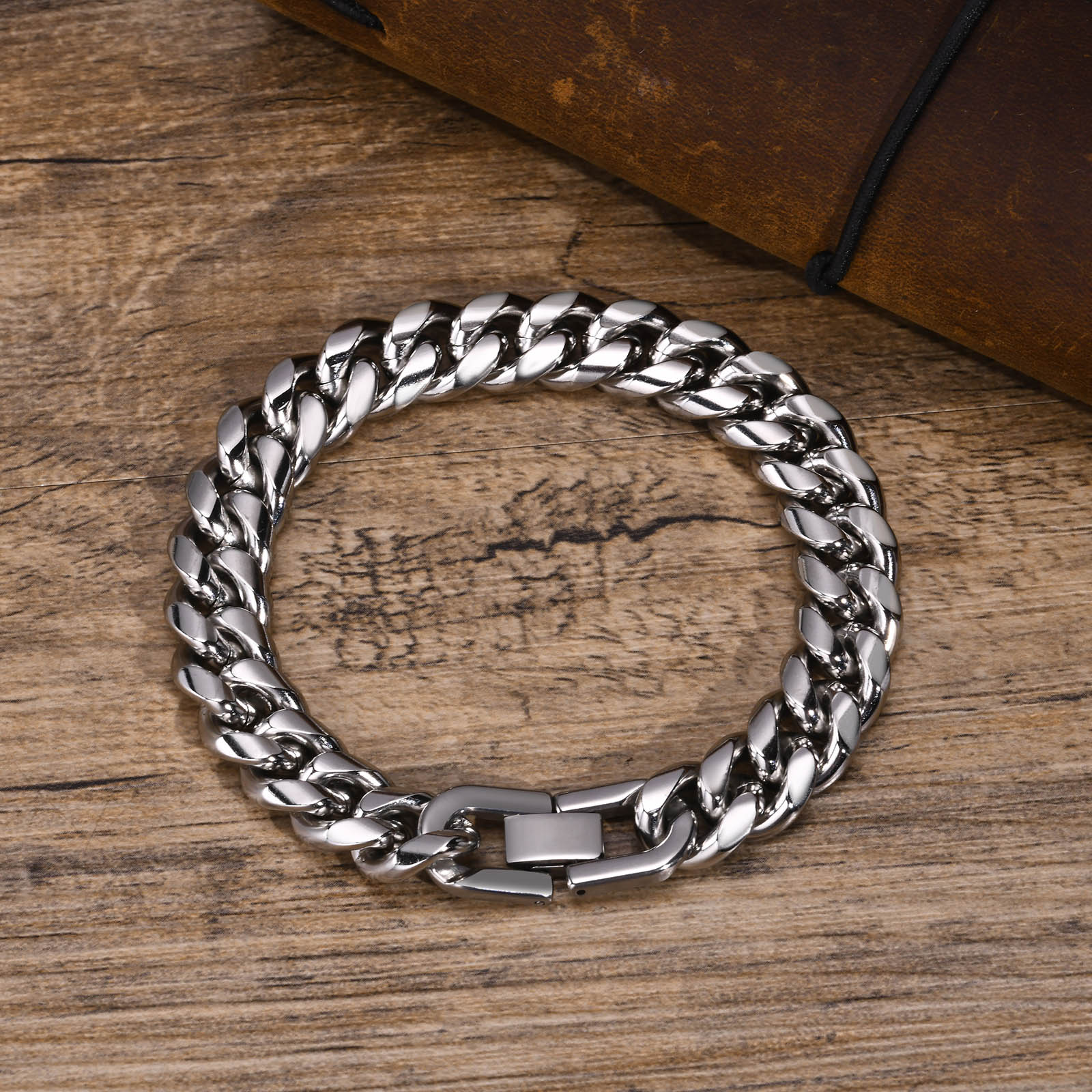 6-12MM Cuban Chain Mens Bracel - Cuban Link Chain 12Mm recension och pris
