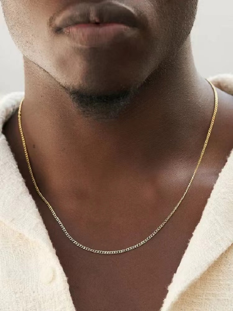 Men Stainless Steel Basic Chai - Cuban Link Chain 12Mm recension och pris